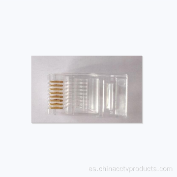 CAT5E RJ45 Enchufe Pin de cobre sin chapado en oro